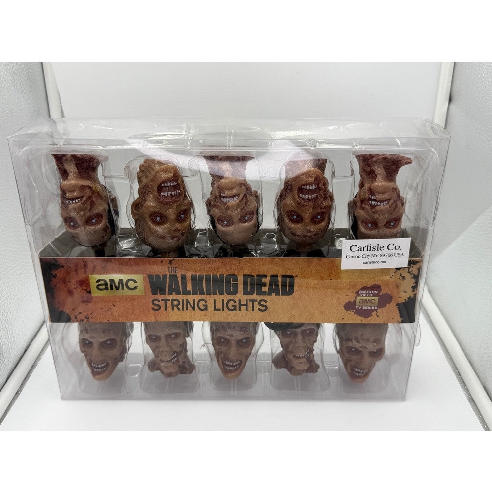 AMC The Walking Dead Walker Head String Lights Original TV Series Merchandise